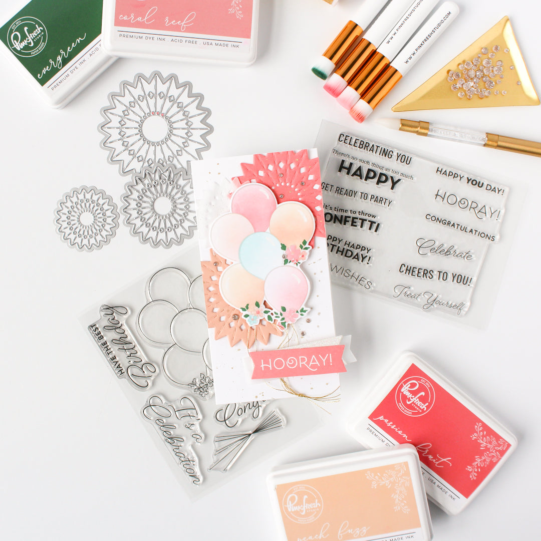 Basic Banners: Celebrate stamp