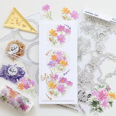 Whimsical Blooms washi