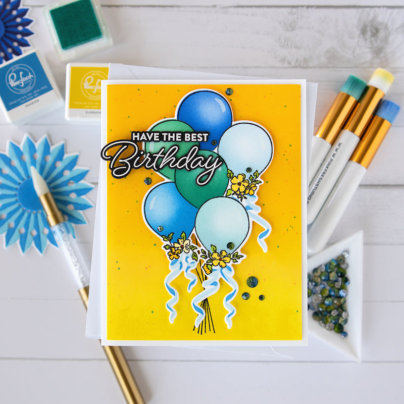 Ribbons & Balloons stamp