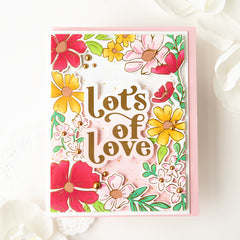 Lots of Love hot foil and die