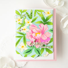 Blooming Peony stamp
