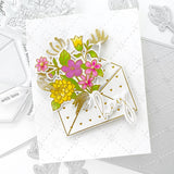 Floral Envelope layering stencils