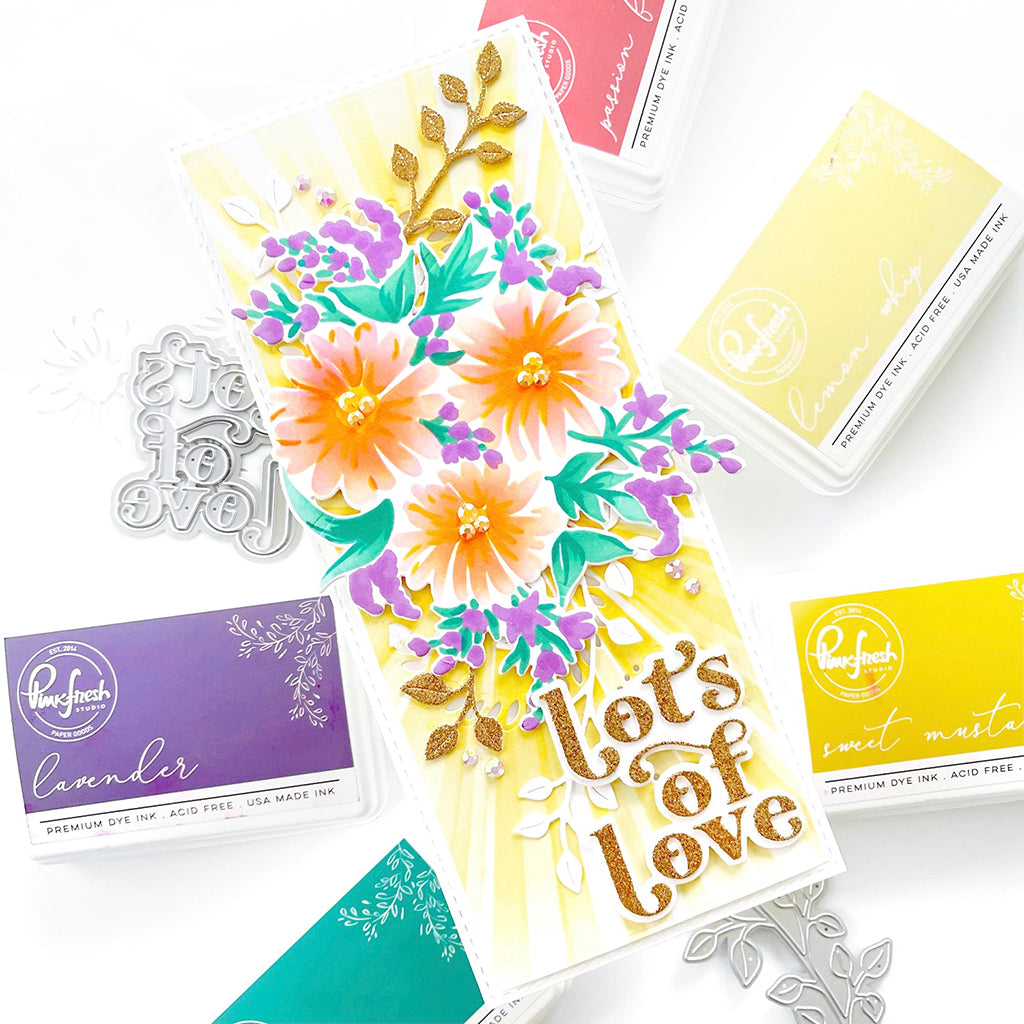 Slimline Layered Starburst layering stencil set