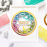 Rainbow Floral Washi stamp