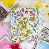 Wildflower slimline stamp