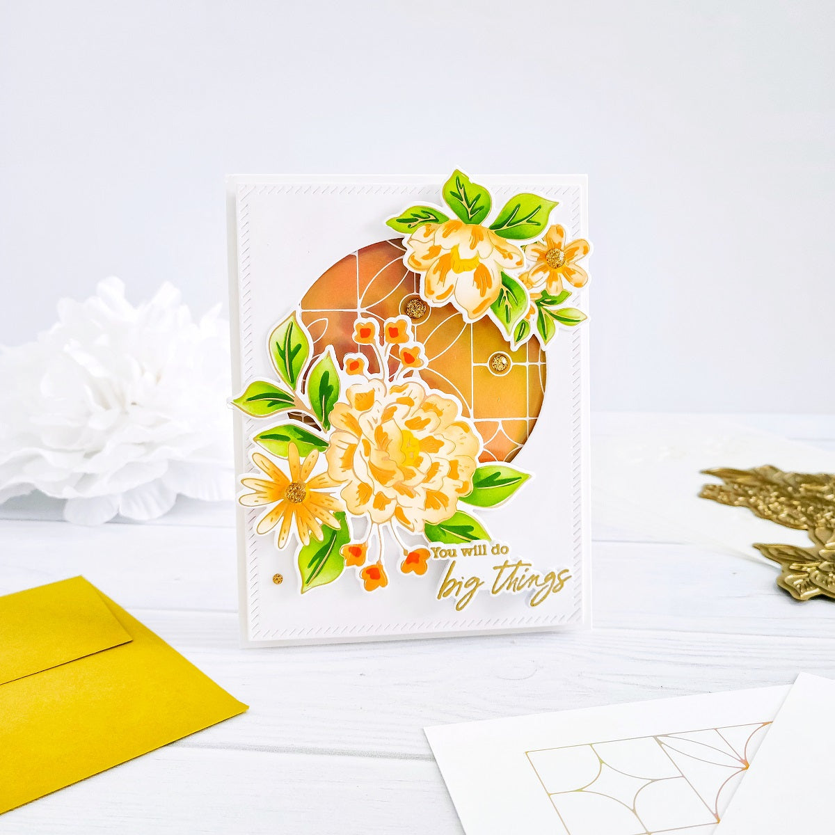 Dreamy Florals stencil