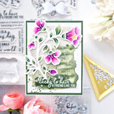 Folk Floral Stem stamp