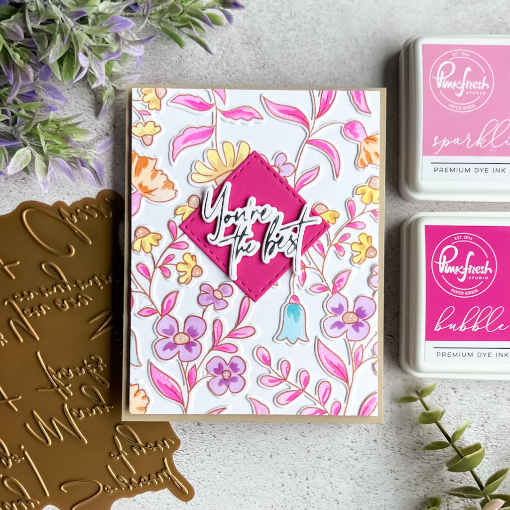 Wildflower slimline stamp – Pinkfresh Studio